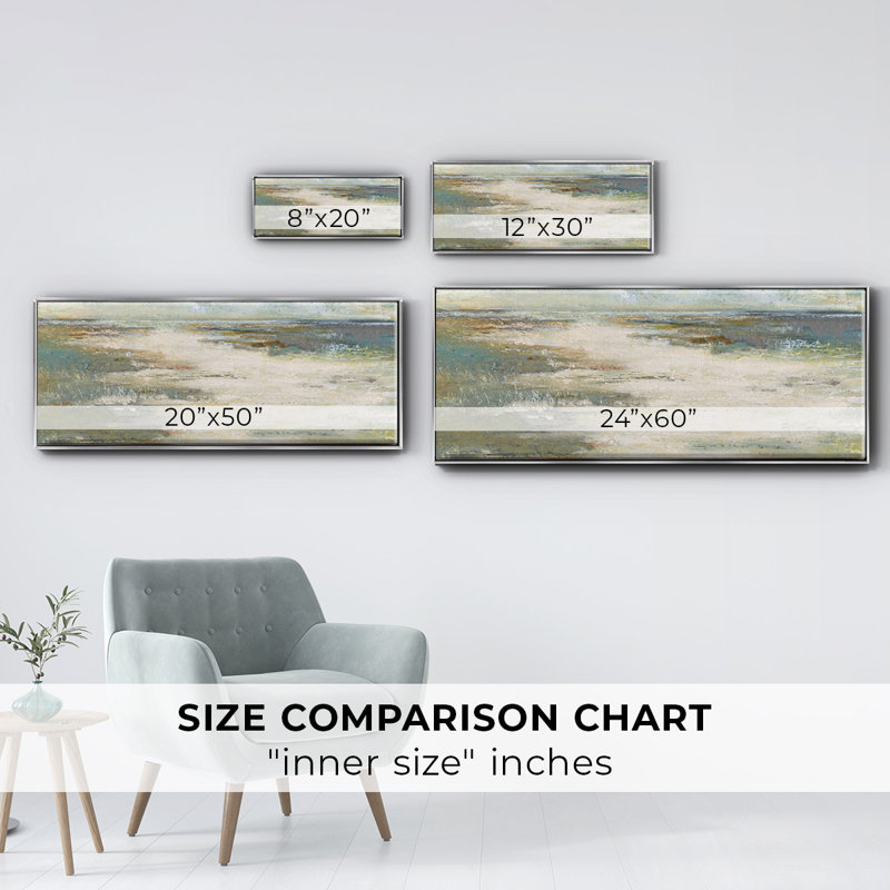 Misty Coast- Framed Canvas
