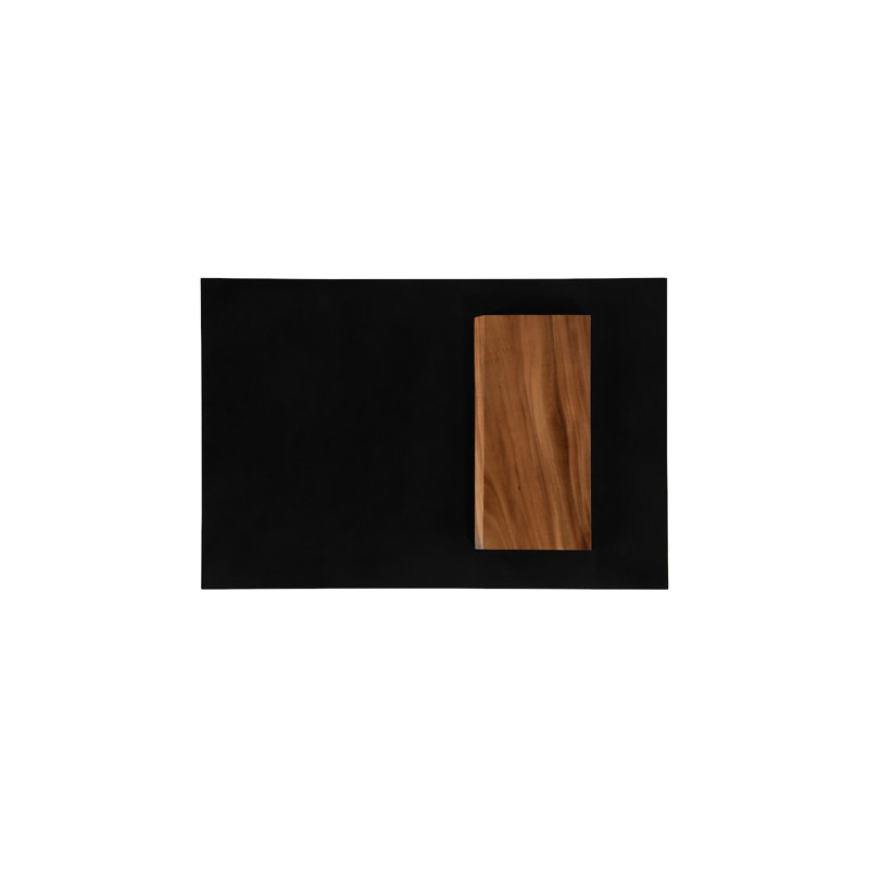 Slant Coffee Table, Natural/Black