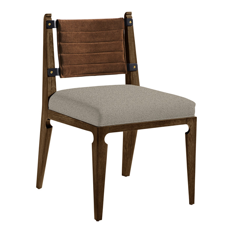 Thom Filicia Home Gifford Side Chair, Nadia Steam, Havana
