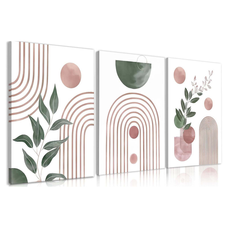 3 Piece Wrapped Canvas Wall Art