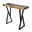 Solid Wood Top Console Table-387762357