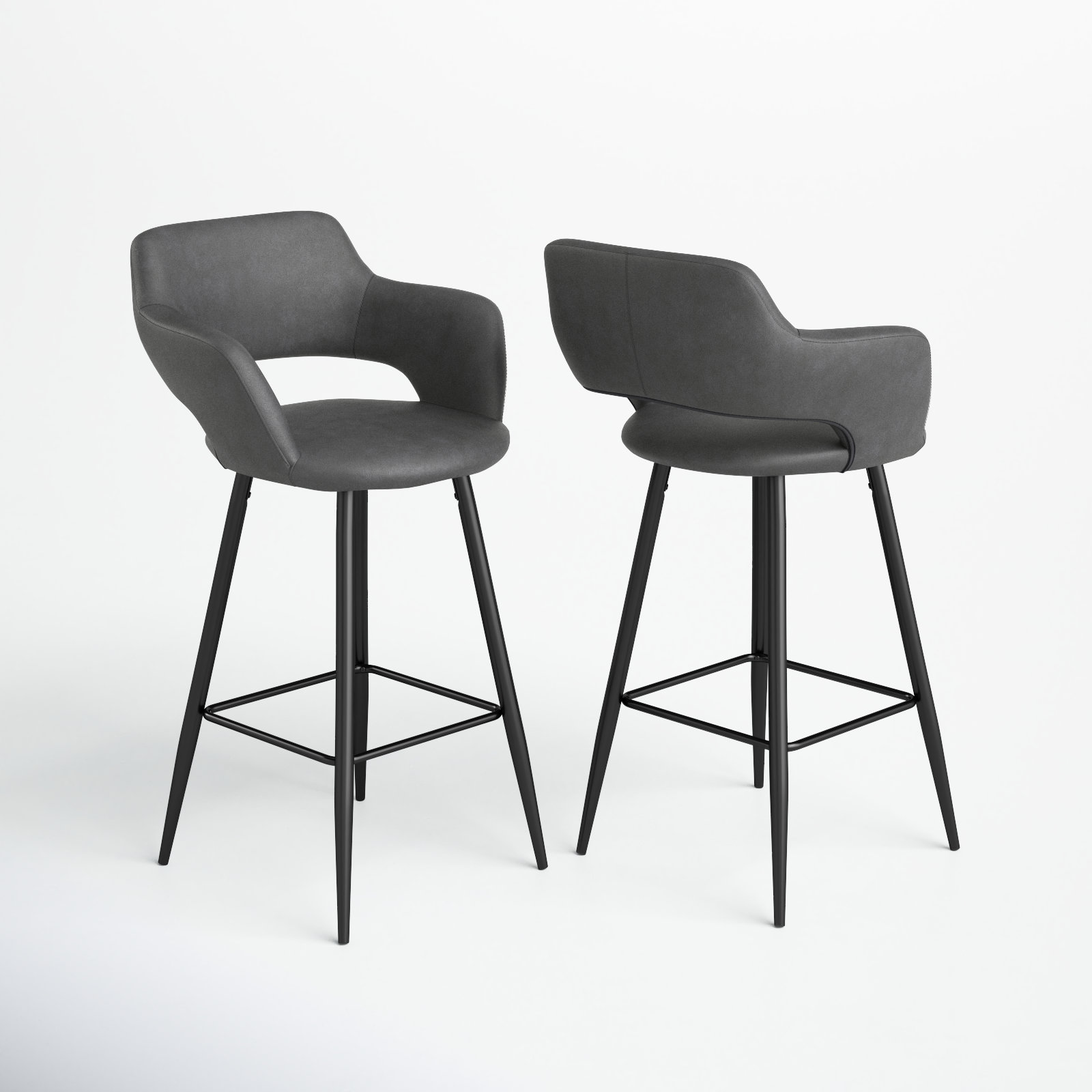 Lake Bar/Counter Stool, Gray, Counter Stool (25" Seat Height)