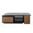 Austrinus Living Room Expandable Coffee Table - Black, 2 Drawers, Rectangular, Black For Area Storage Rectangular