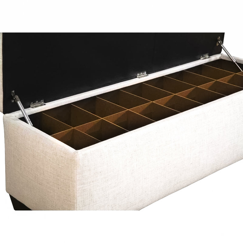 Roessler Shoe Storage Bench, Loft Magnolia, Large