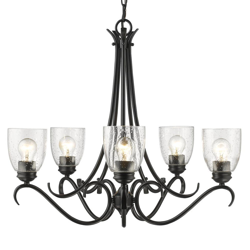 Lustre unique à 5 lumières Leitner