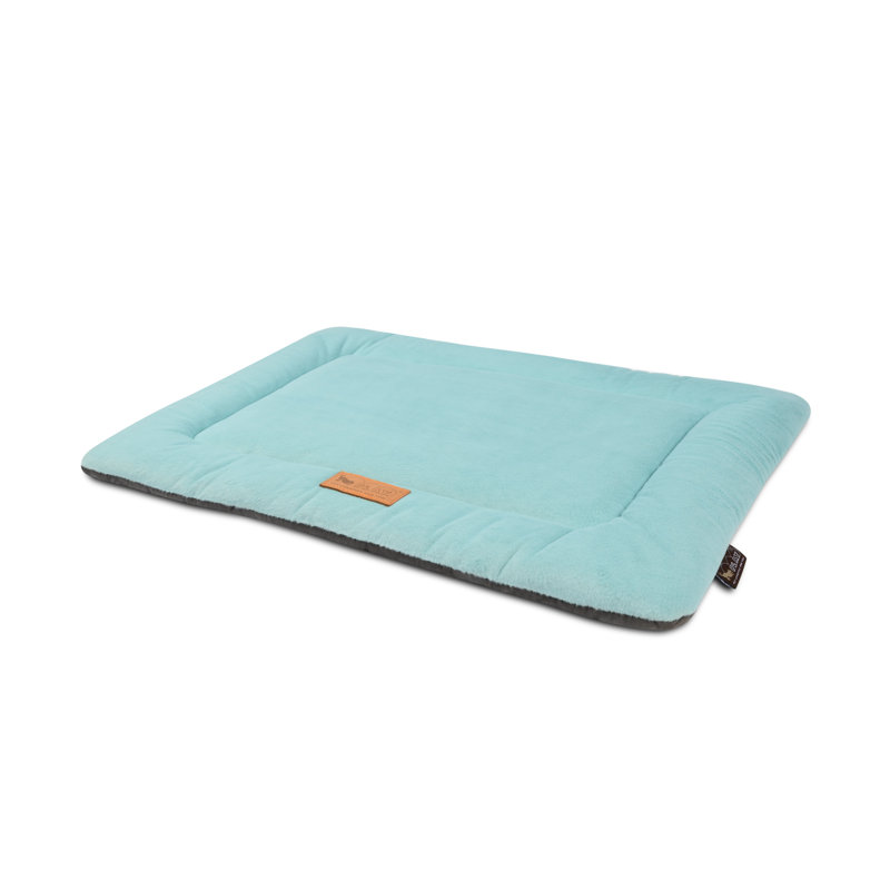 Coastal Series Plush Pet Mat, Aqua, Medium (30" W x 20" D x 2.1" H)