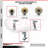 4 Piece Nylon Caster Set