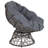 Tarquin Swivel Patio Papasan Chair with Cushion-565993414-565993415