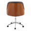 Chaise de bureau en métal chromé-800542166-800542162