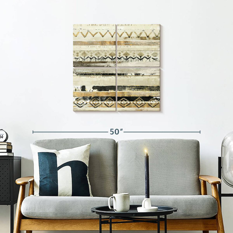 Kerner African Patchwork, 26" H x 26" W