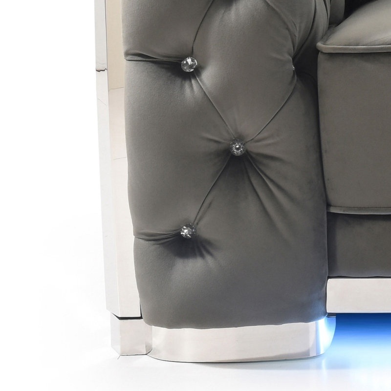 Causeuse Modern, Gris