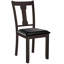 Chaise d'appoint rembourrée à dossier en lattes-1329749830