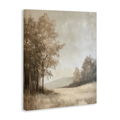 Country Nature in Winter Canvas, design by Petal Prints Design