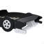 Full Size Race Car-Shaped Platform Bed With Wheels-1581049007