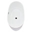 59.1'' x 28.4'' Freestanding Soaking Acrylic Bathtub