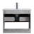 Kasper 24'' Single Bathroom Vanity with Resin Top-74497661