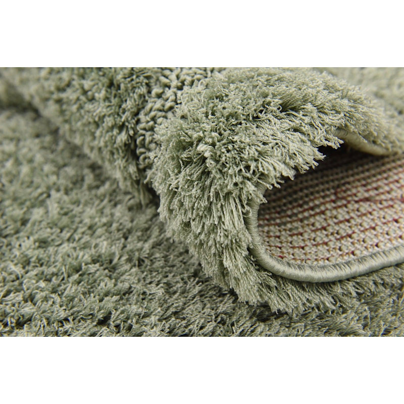 Tapis vert à motif géométrique Molly, L 61 po x L 72 po