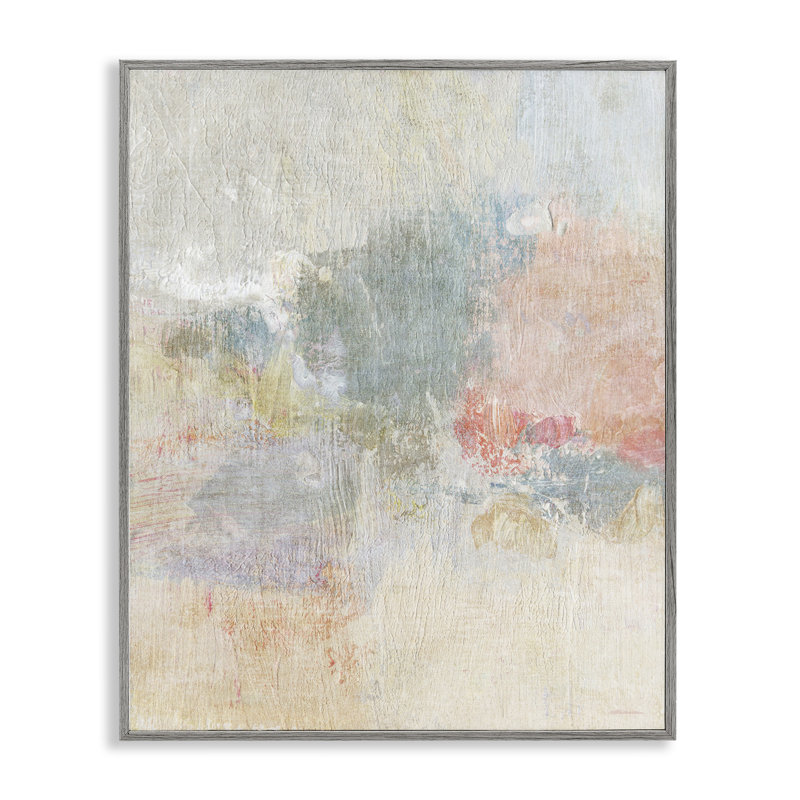 «Soft Ombre Abstraction», art de la giclée encadrée par Suzanne Nicoll, Estampe numérique Farmhouse, H 14 po x l 11 po