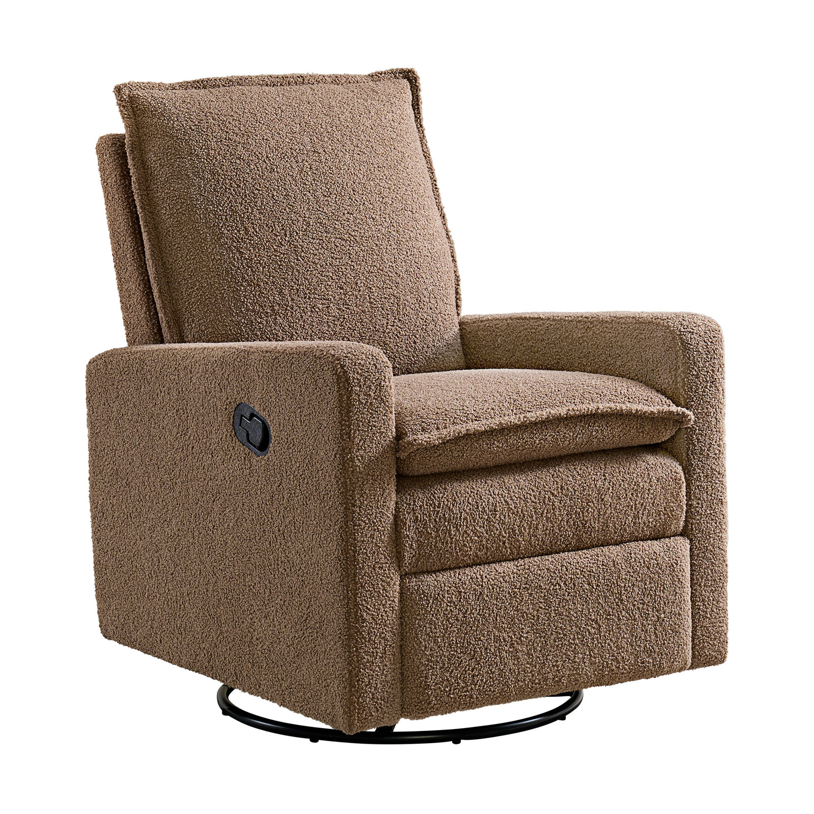 Uptown Swivel Glider, Teddy Brown