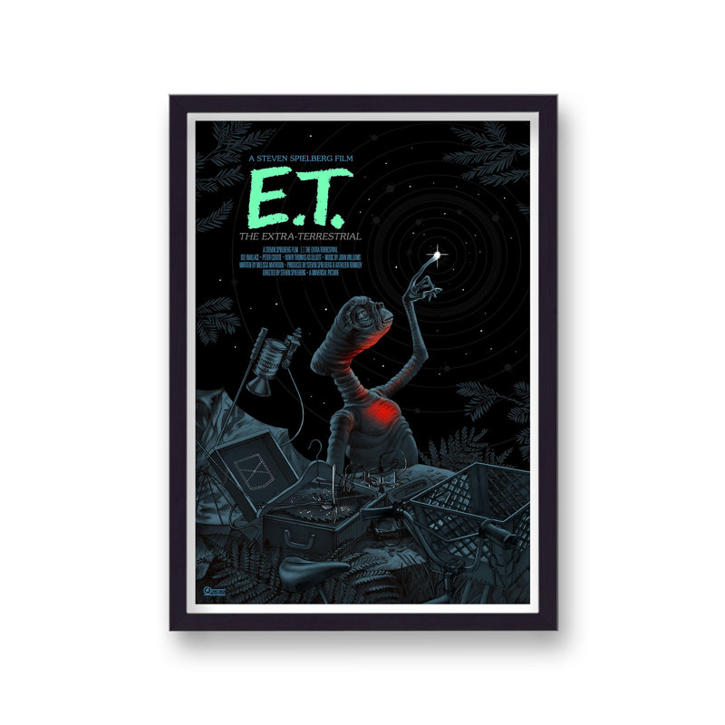 Et The Extra Terrestrial V3 Reimagined Movie - Single Picture Frame Print