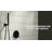 Modern Round 2-setting Shower Faucet Set, Rain Shower System, Shower Head With Handheld Sprayer-124403571
