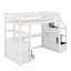 Lit mezzanine simple avec bureau et tablettes-634070677-634070678