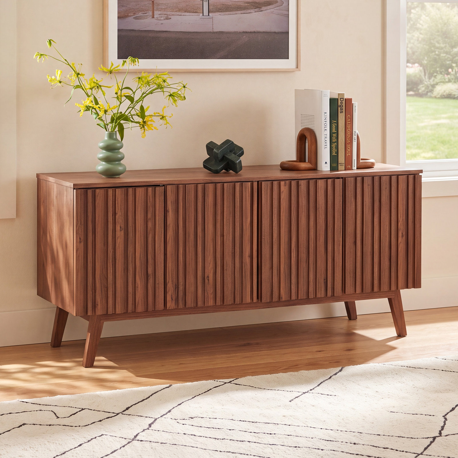 Helena 62'' Media Console, Walnut