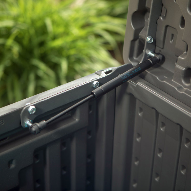 Gray Heavy Duty Lockable Plastic Deck Box, 60 in