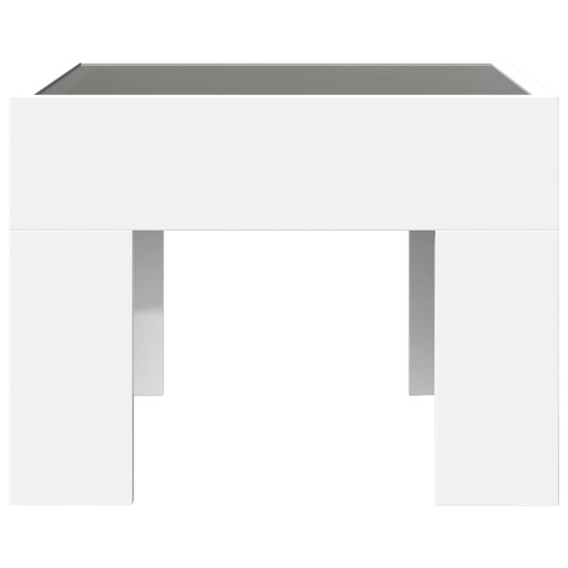 40cm W Bedside Table, White