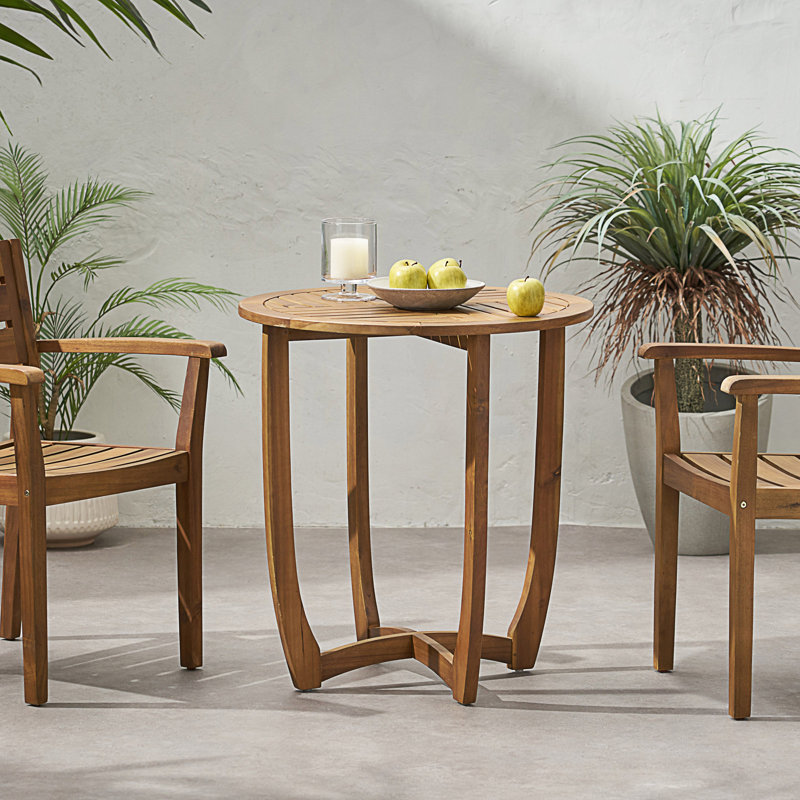Table d'appoint d'extérieur ronde