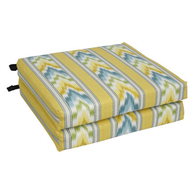 Coussin de siège d'extérieur 2 pièces Ebern Designs