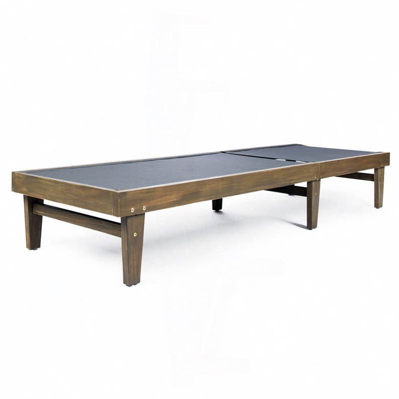 Chaise longue Summerland - filet gris foncé, Gris, Gris