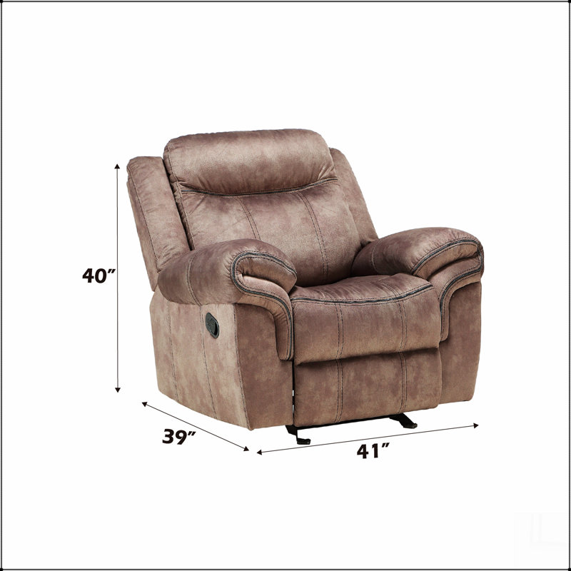 Recliner Chair for Living Room Bedroom, Chocolate