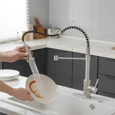 Robinet de cuisine avec douchette extractible