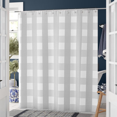 Lyon Plaid Shower Curtain