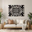 Art mural noir Op Art 2-25070831