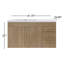 Ensemble de meuble-lavabo simple mural 42 po Spring-1169163444