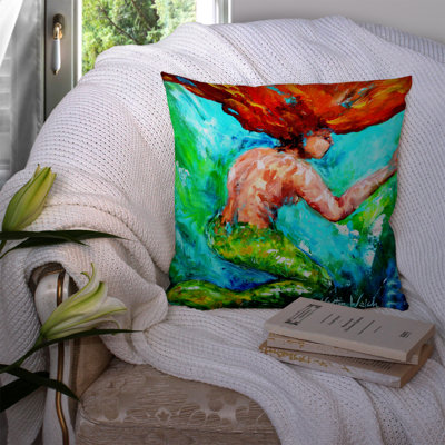 Coussin décoratif intérieur/extérieur mermaids céleste