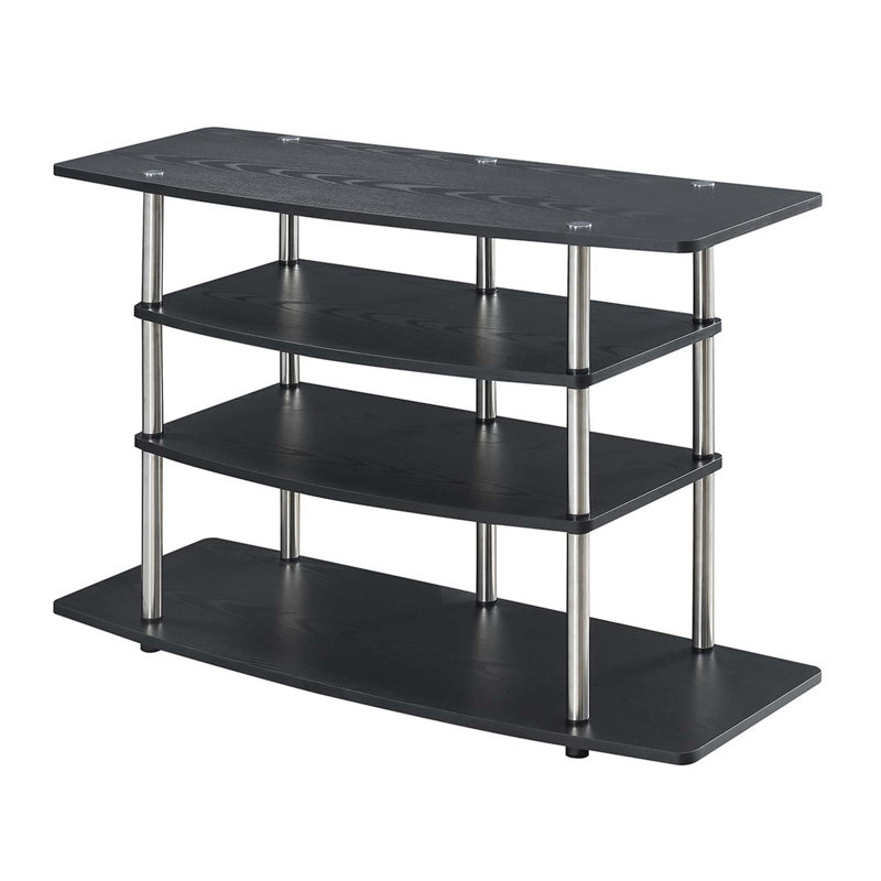 Edwin TV Stand for TVs up to 46", 28" H x 42" W x 15.75" D, Black