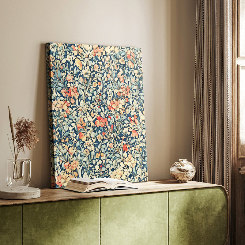 WM MORRIS Series DCCCXCVI  -Premium Gallery Wrapped Canvas -Ready to Hang, H 27 po x l 18 po