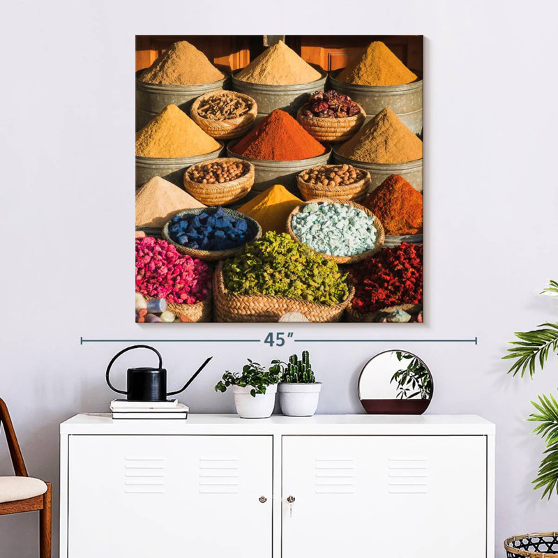 Yarlin Marrakesh Market Spices, 33" H x 33" W