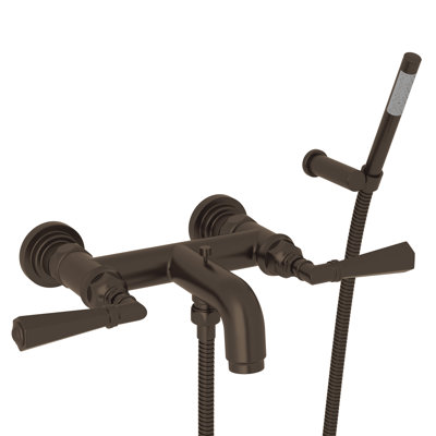 San Giovanni Exposed Wall Mount Tub Filler