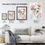 Dog Lover Watercolour Portrait Light Pastel Wall Art Print