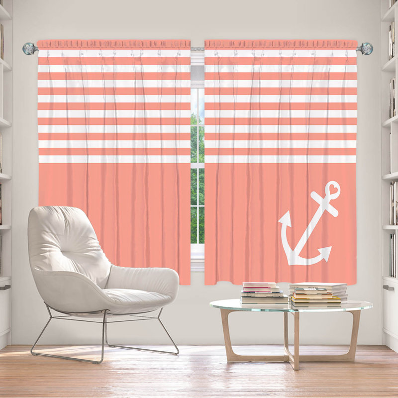 Paire de rideaux obscurcissant en polyester Vlado, L 20 po x L 52 po