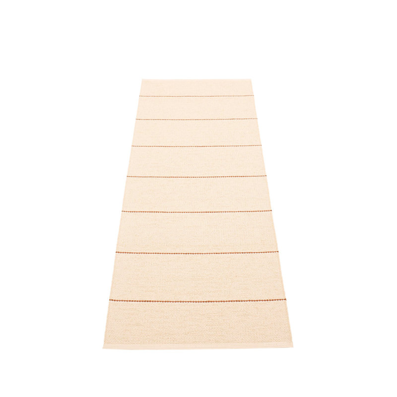 Rug TOM Leaf 2.25 X 4 Ft, Beige, Runner 2'3" x 7'4"