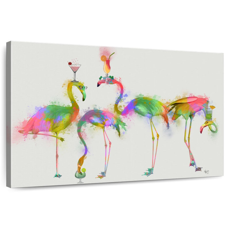 Brampt Rainbow Splash Cocktail Party, 30" H x 45" W