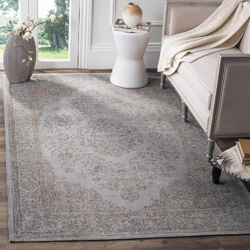 Tapis oriental classique en coton rétro classique, Rectangle 8 pi x 10 pi