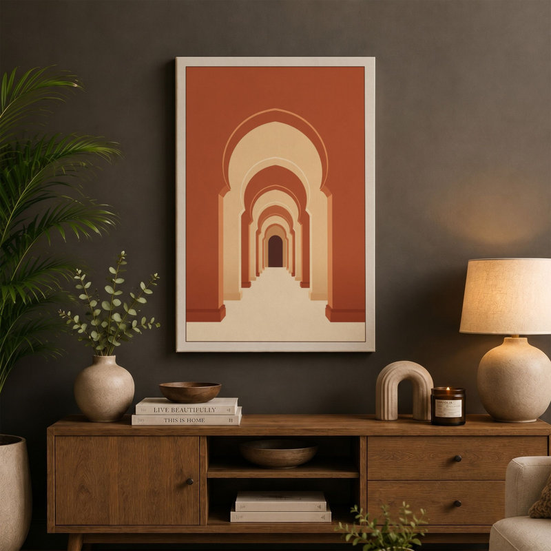 Print, 24x16 - 61.0 x 40.6 cm, Teal Border