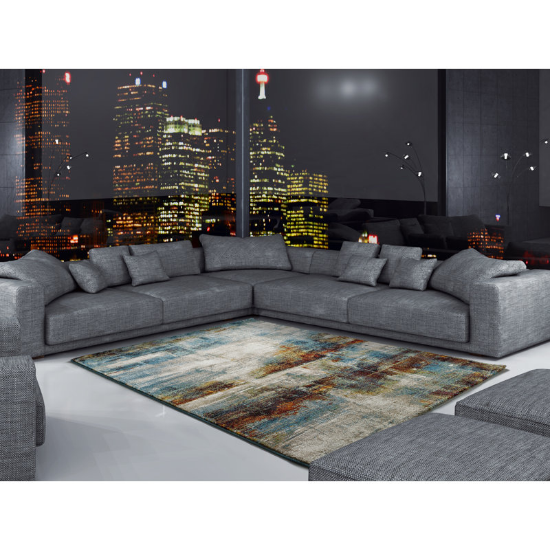 Jada Abstract Area Rug, Rectange 120 x 170cm