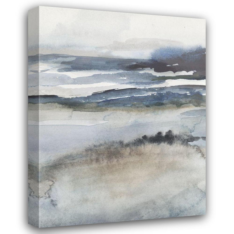 «Red Barrel Studio® Borges, Victor Gallery», art sur toile tendue: Brume de sel neutre II, H 24 po x l 19 po